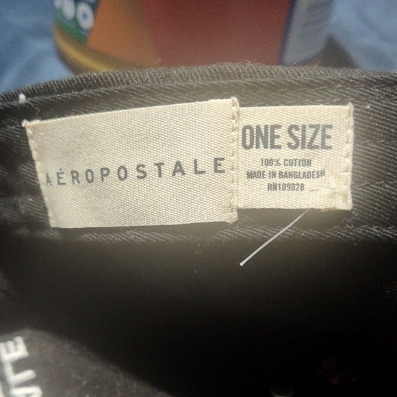 Aeropostale Black Cap with Blue 87 - Picture 2 of 6